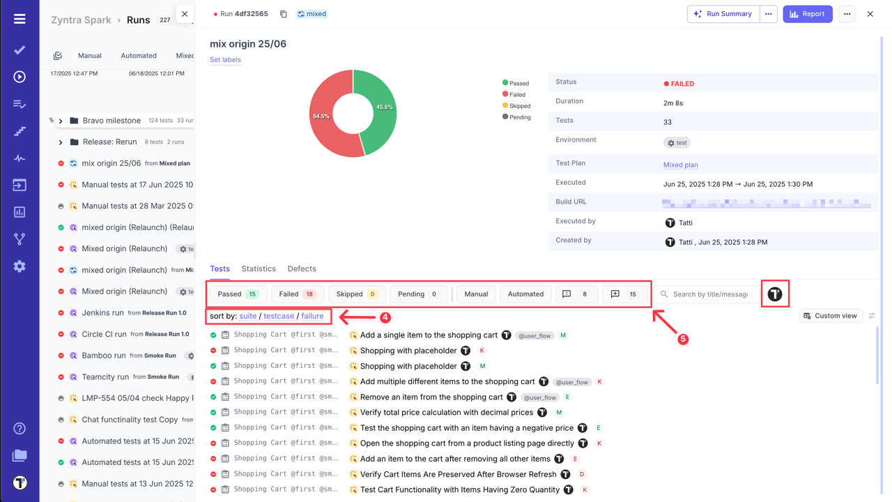Testomat.io - RunReport